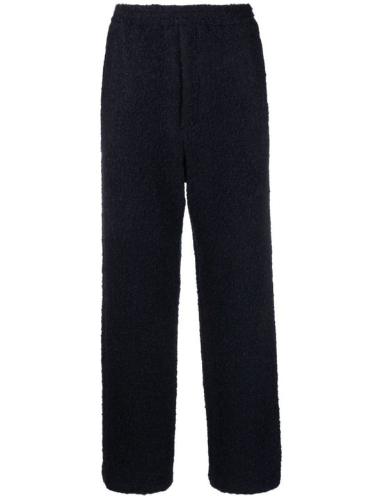 Blue Straight-leg Trousers