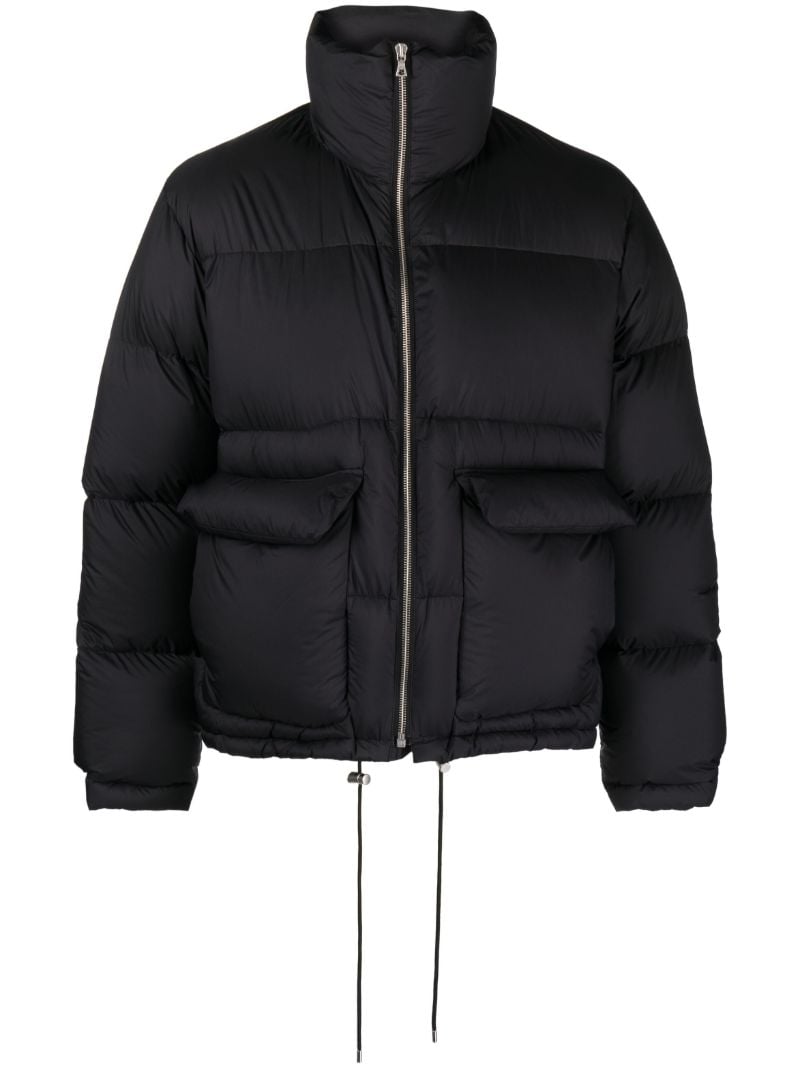 Black High-neck Puffer Jacket