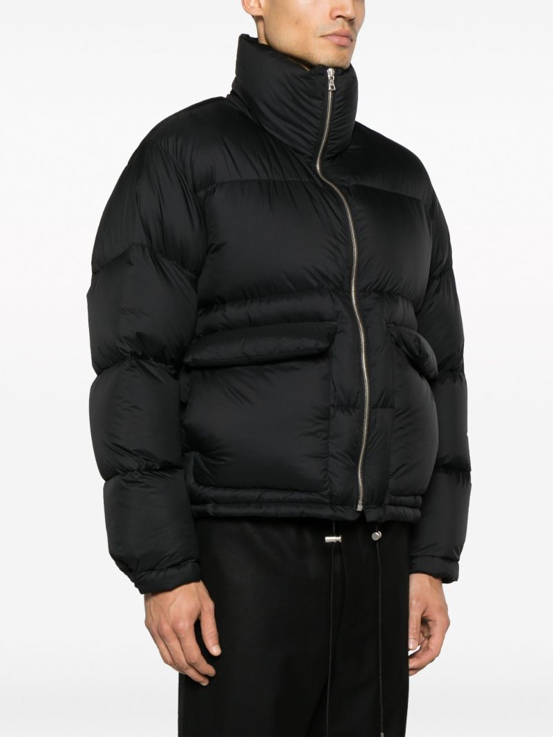 Black High-neck Puffer Jacket