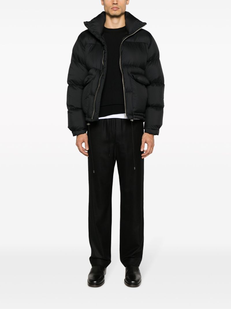 Black High-neck Puffer Jacket