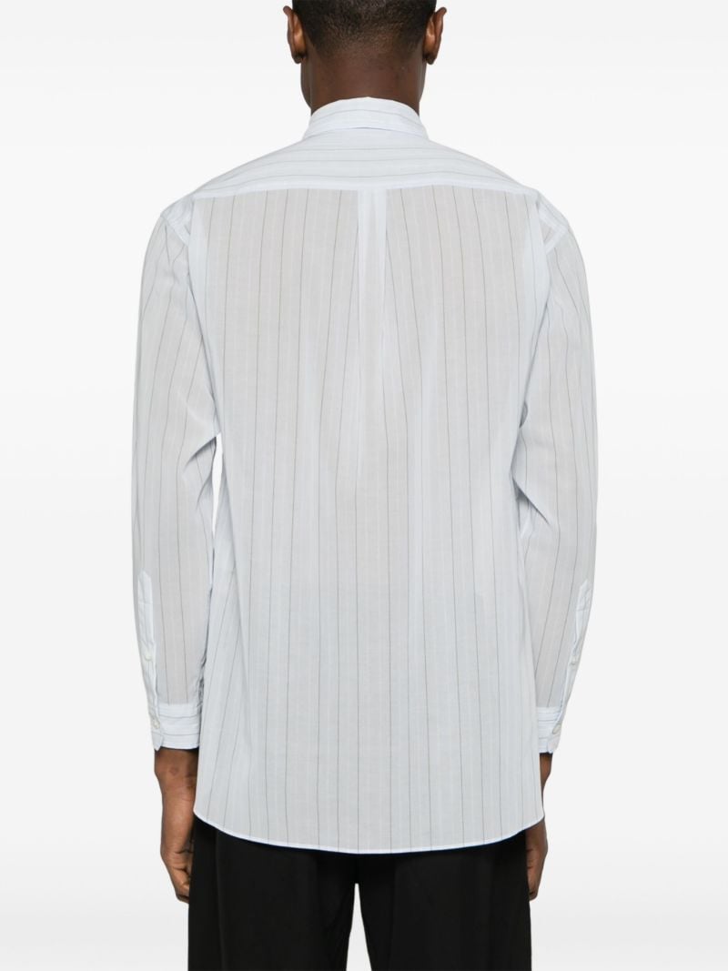 Blue Striped Cotton Shirt