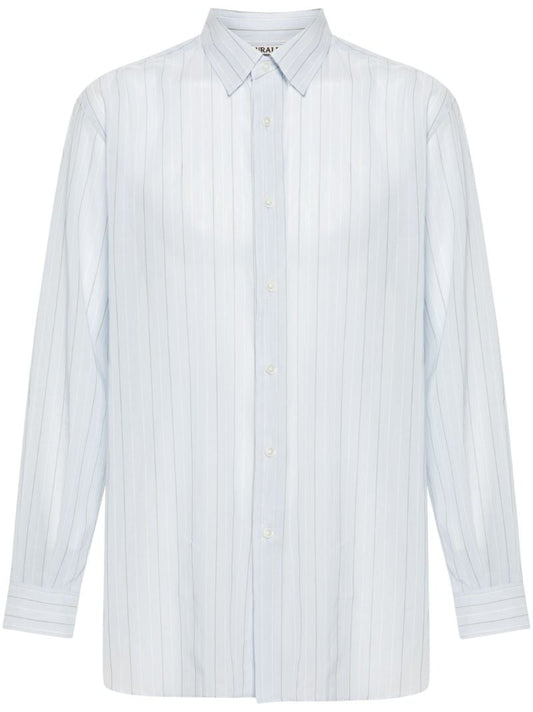 Blue Striped Cotton Shirt