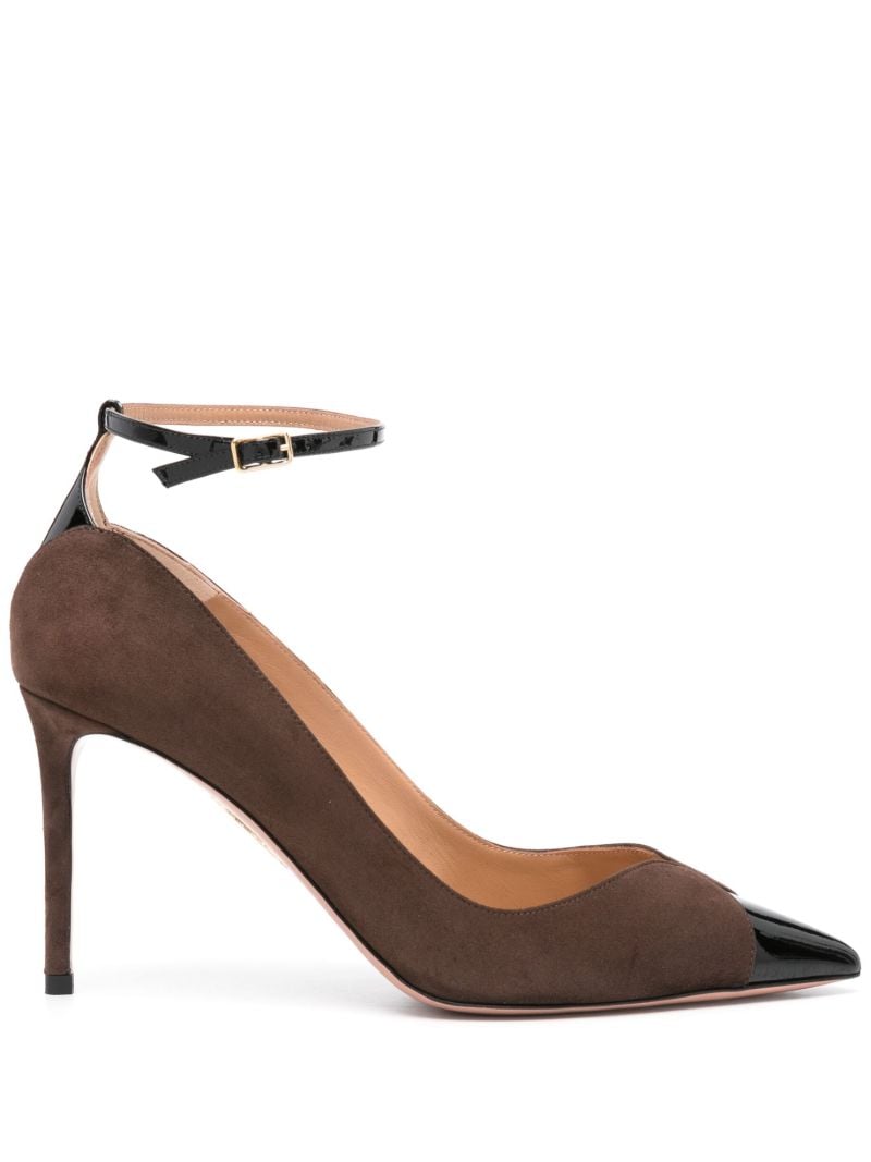 Brown Pinot 85 Suede Pumps