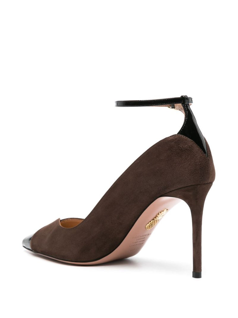 Brown Pinot 85 Suede Pumps