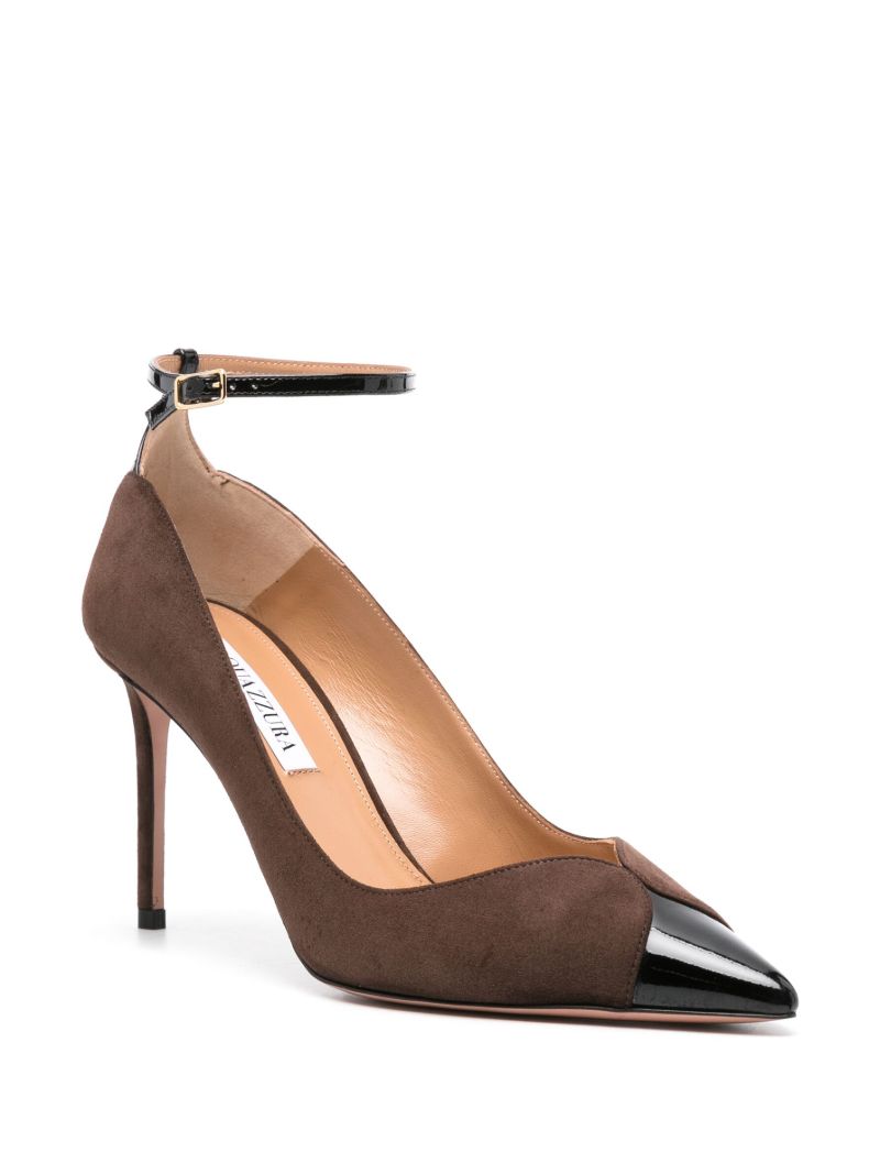 Brown Pinot 85 Suede Pumps