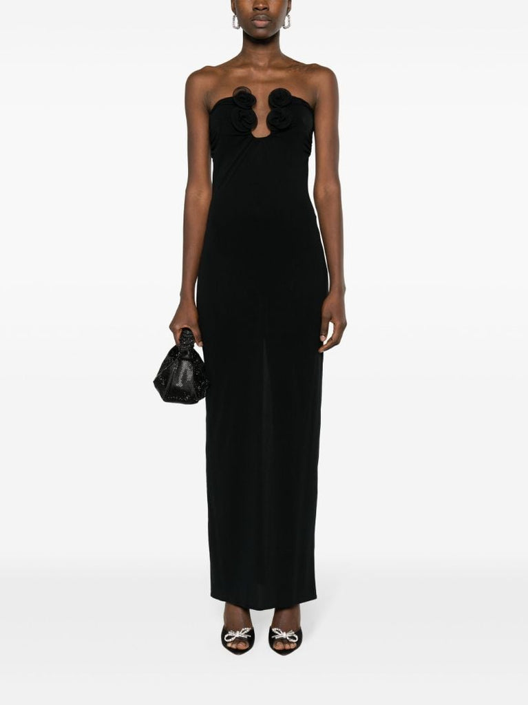 Black Rose-appliquÃ_x0083_Â© Maxi Dress
