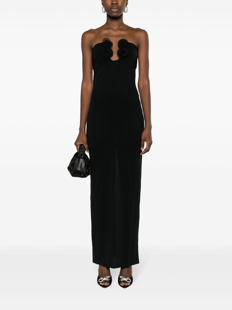 Black Rose-appliquÃ_x0083_Â© Maxi Dress