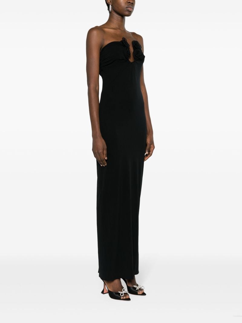Black Rose-appliquÃ_x0083_Â© Maxi Dress