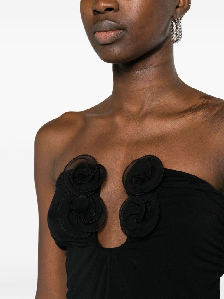 Black Rose-appliquÃ_x0083_Â© Maxi Dress