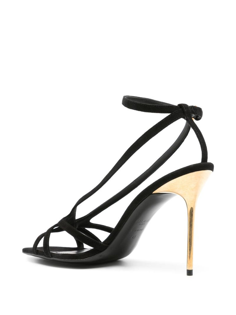 Black Ruby 95 Suede Sandals
