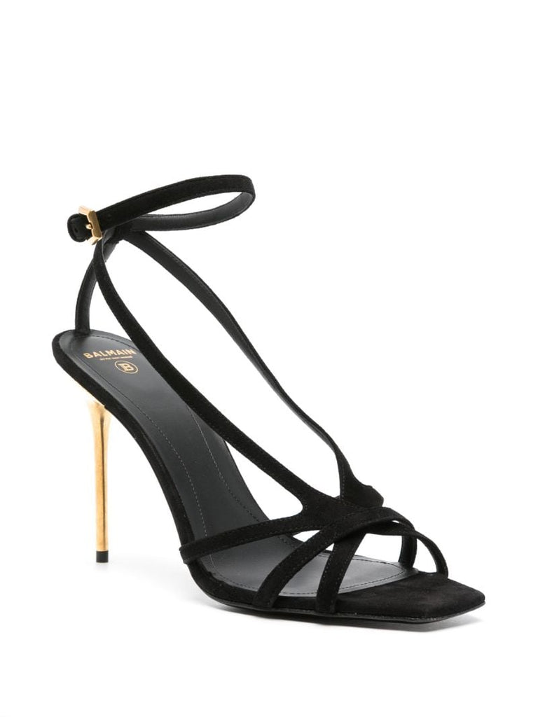 Black Ruby 95 Suede Sandals