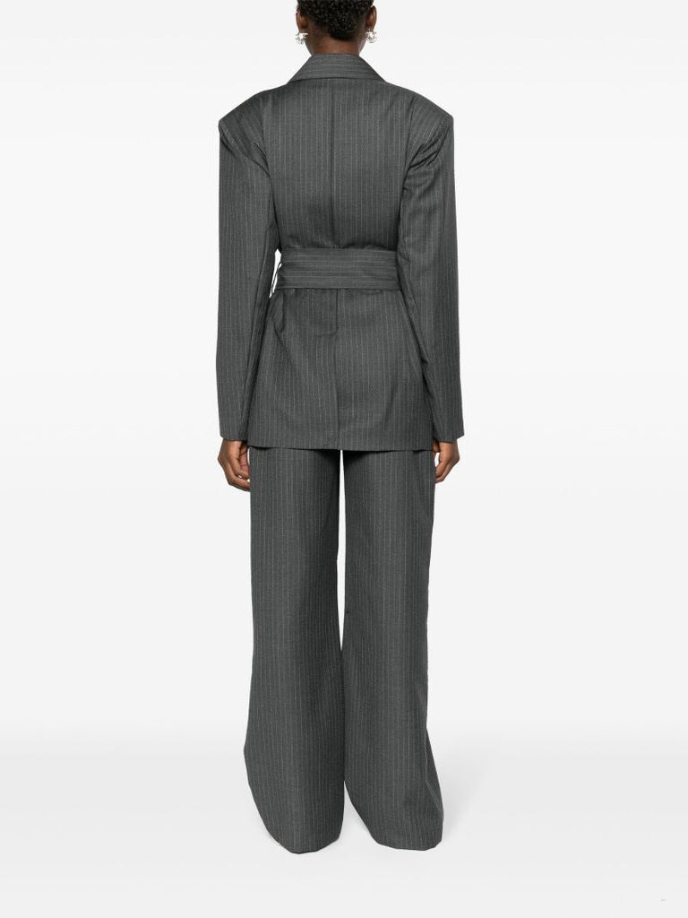 Grey Zillah Belted Blazer