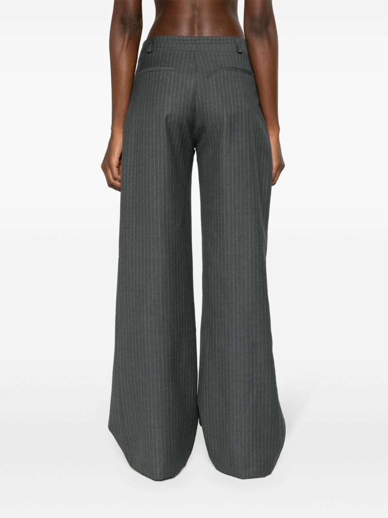 Grey Tora Wide-leg Trousers