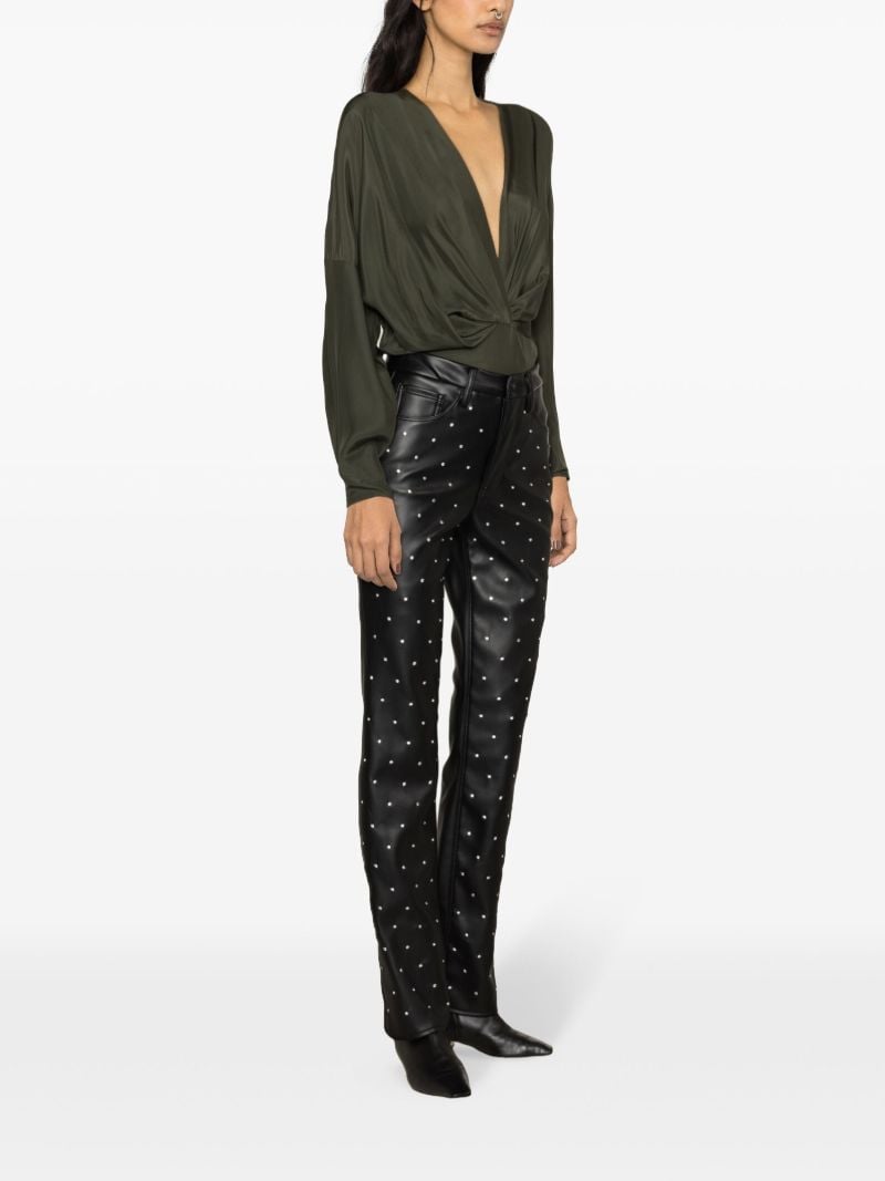 Green Nabi Gathered Bodysuit