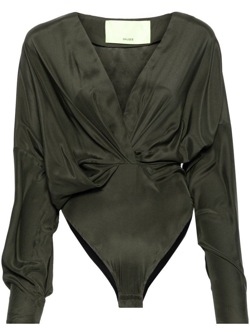 Green Nabi Gathered Bodysuit