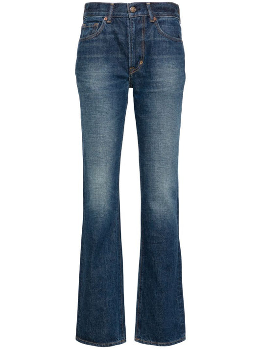 Blue Straight-legs Jeans