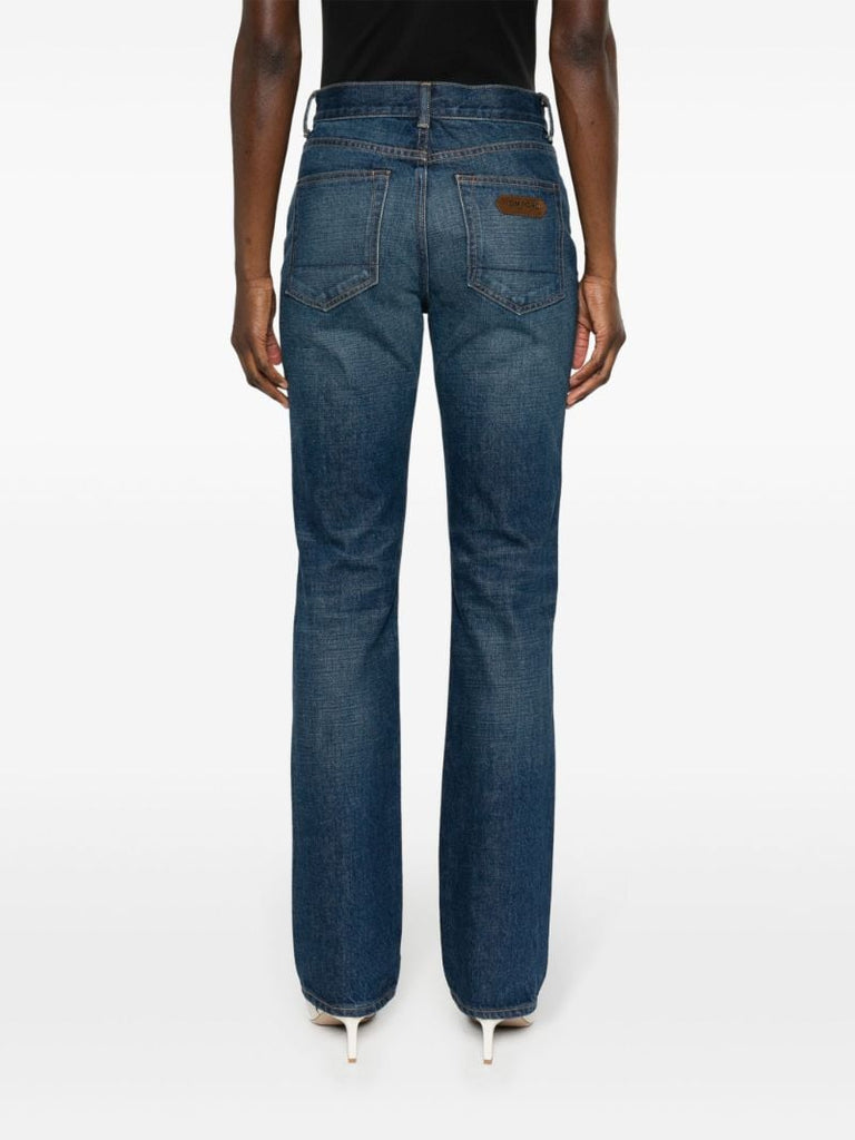 Blue Straight-legs Jeans