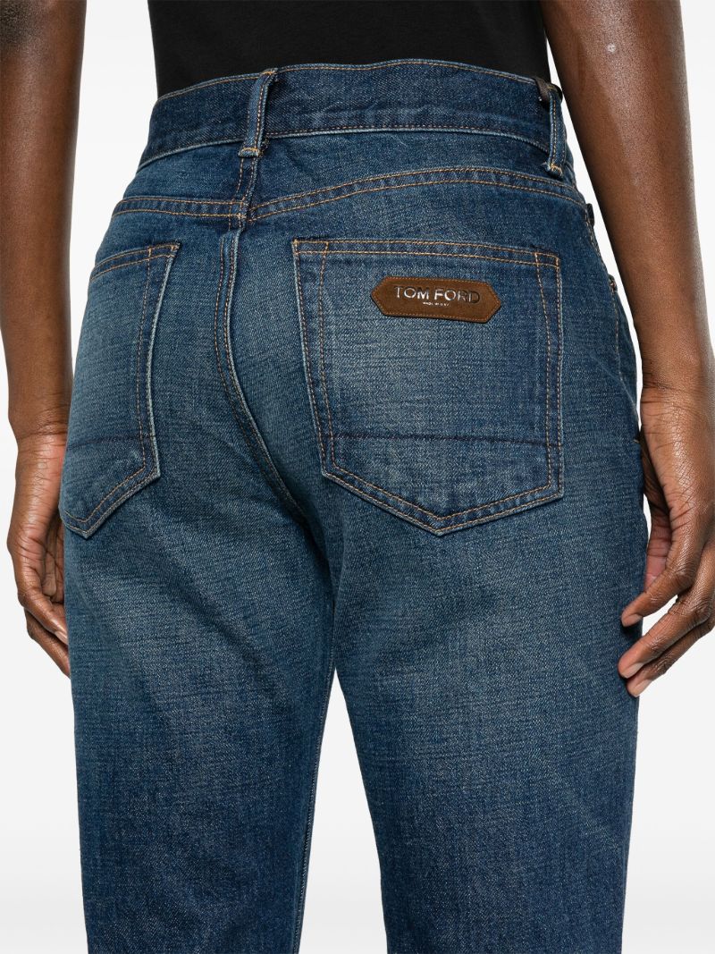 Blue Straight-legs Jeans