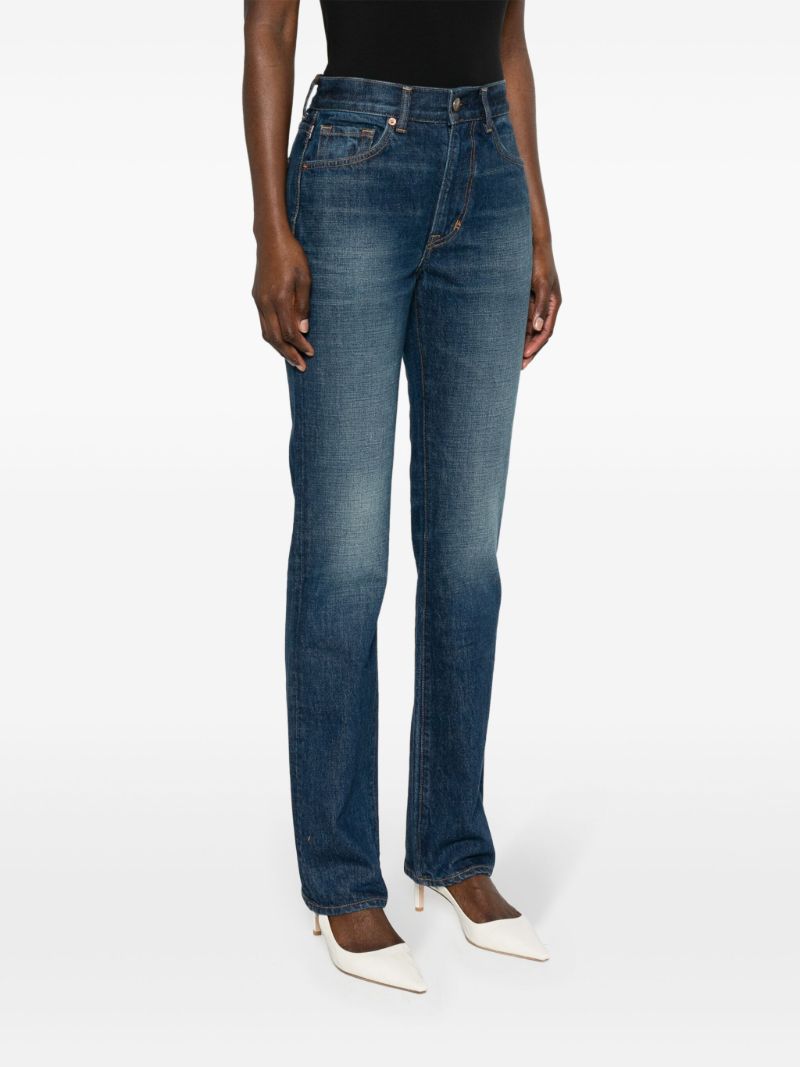 Blue Straight-legs Jeans