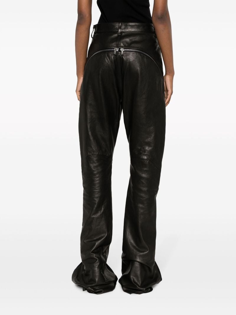 Black Bolan Banana Leather Trousers