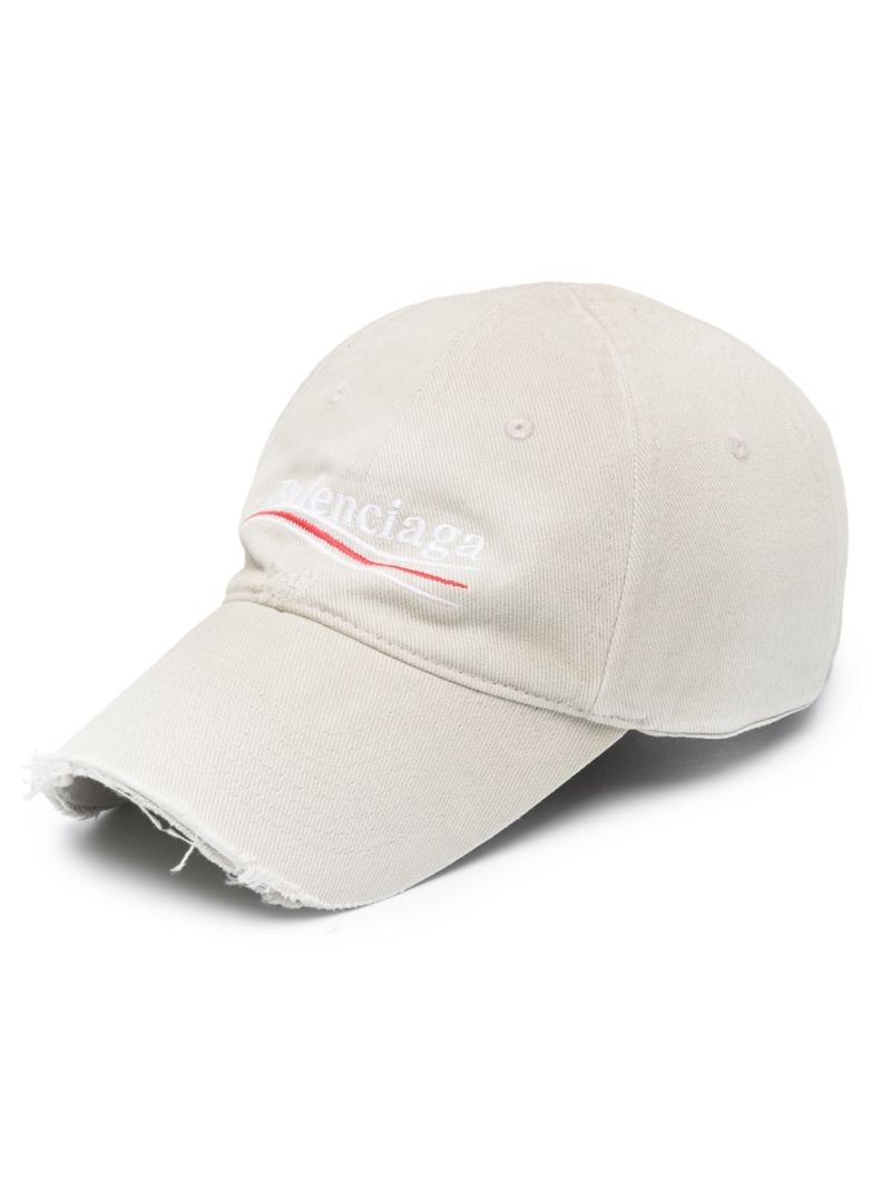 Grey Political Campaign Embroidered Cap