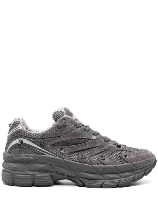 Grey Ms-2960 Leather Sneakers