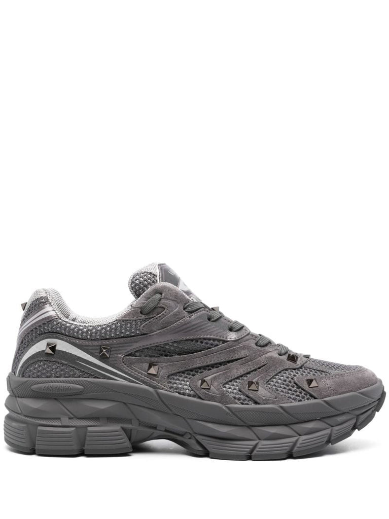 Grey Ms-2960 Leather Sneakers
