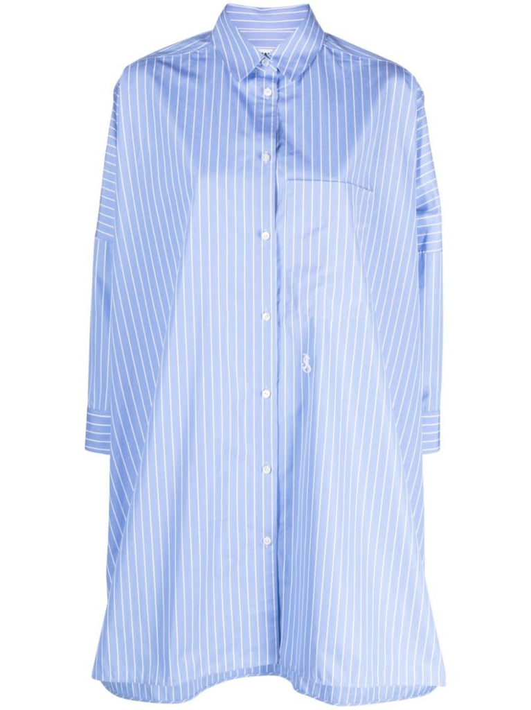 Blue Striped Cotton Shirt