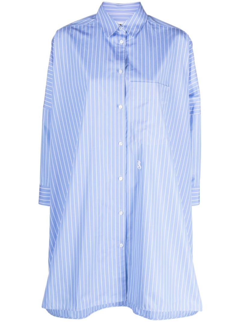 Blue Striped Cotton Shirt