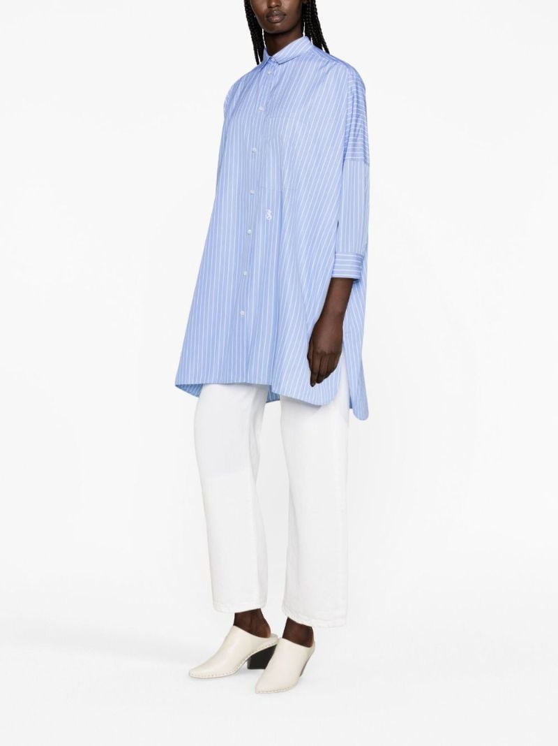 Blue Striped Cotton Shirt