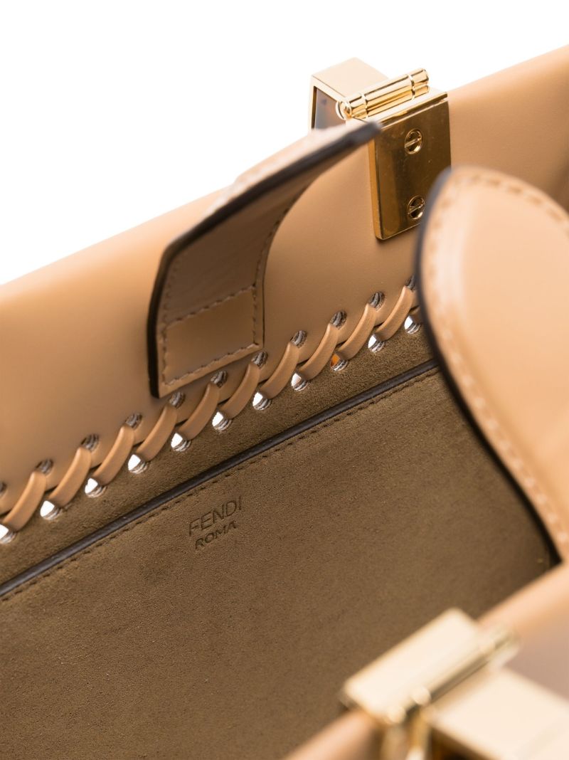 Brown Sunshine Small Leather Tote Bag