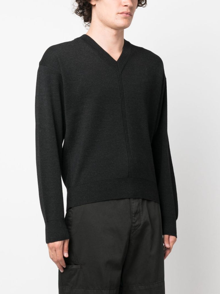 Grey Wool-blend Sweater