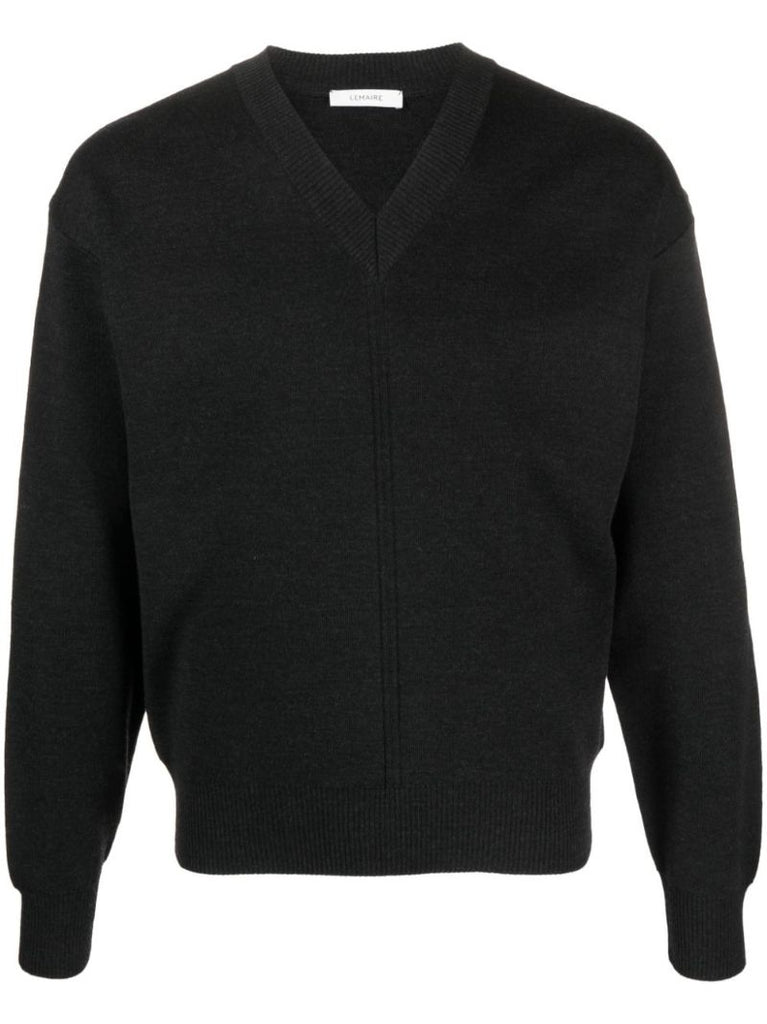 Grey Wool-blend Sweater