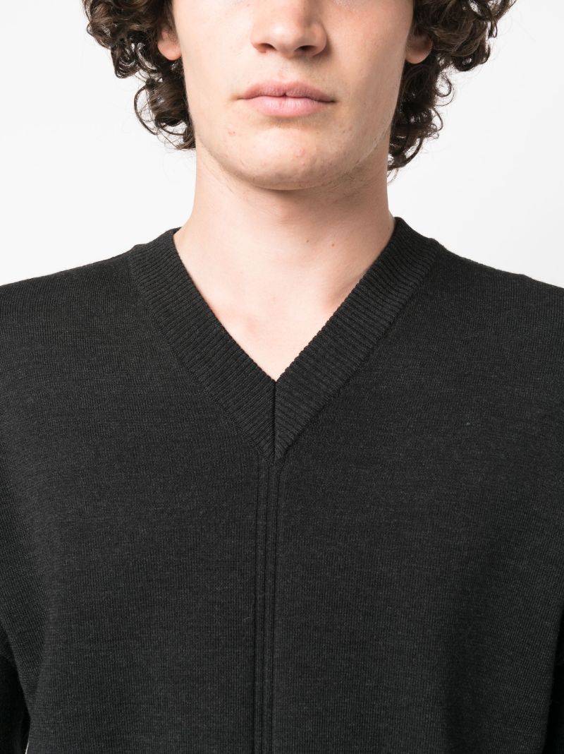 Grey Wool-blend Sweater
