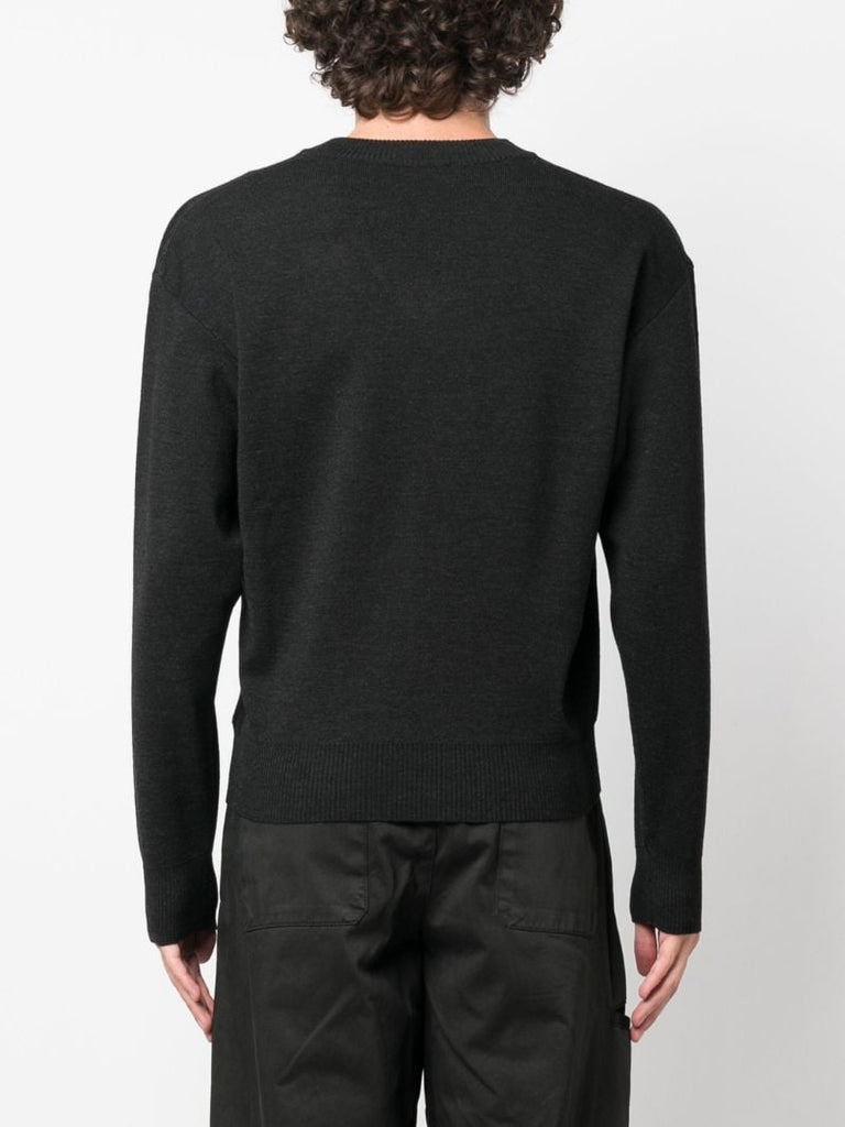 Grey Wool-blend Sweater