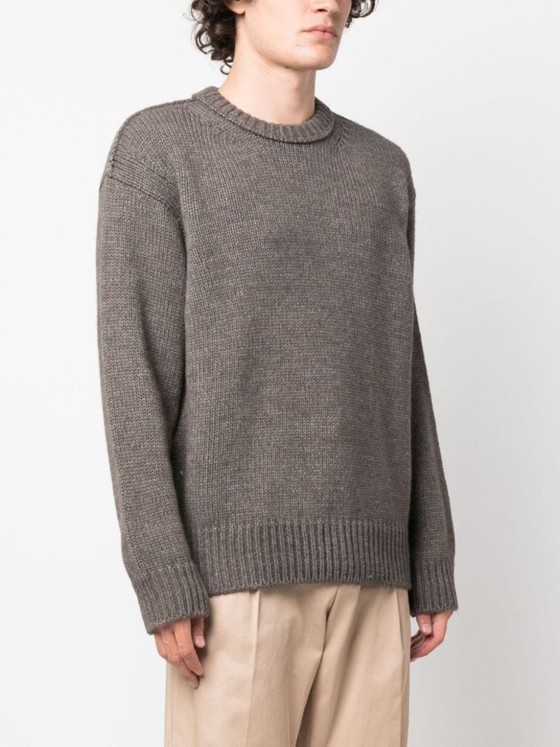 Grey Wool-blend Sweater