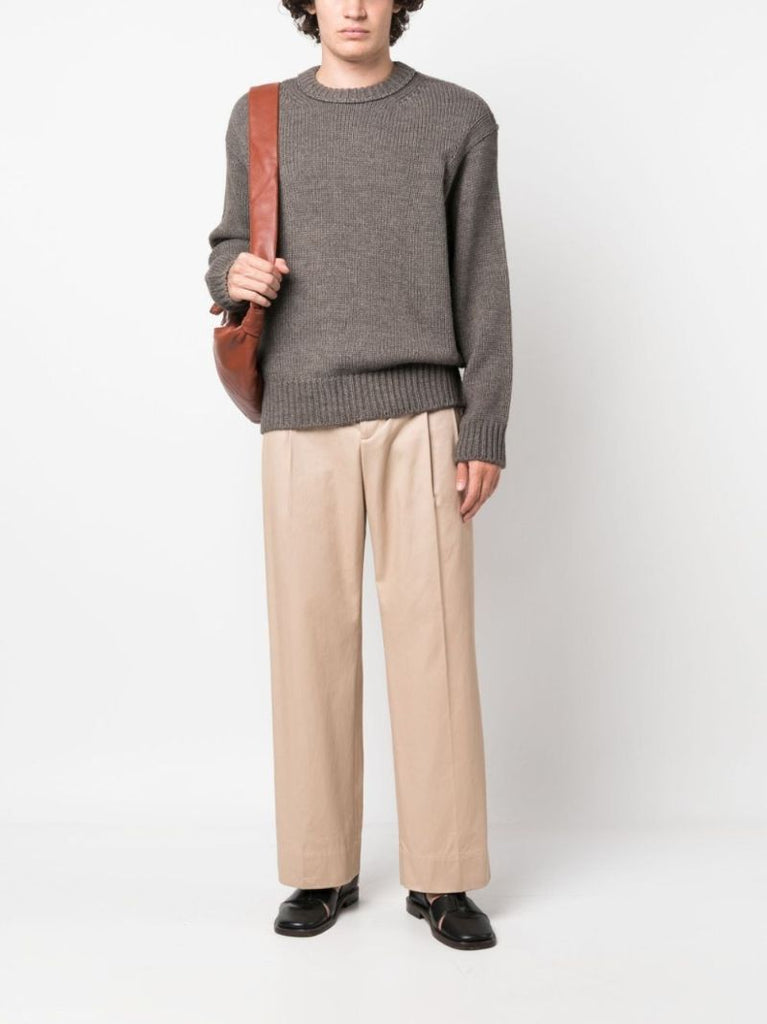 Grey Wool-blend Sweater