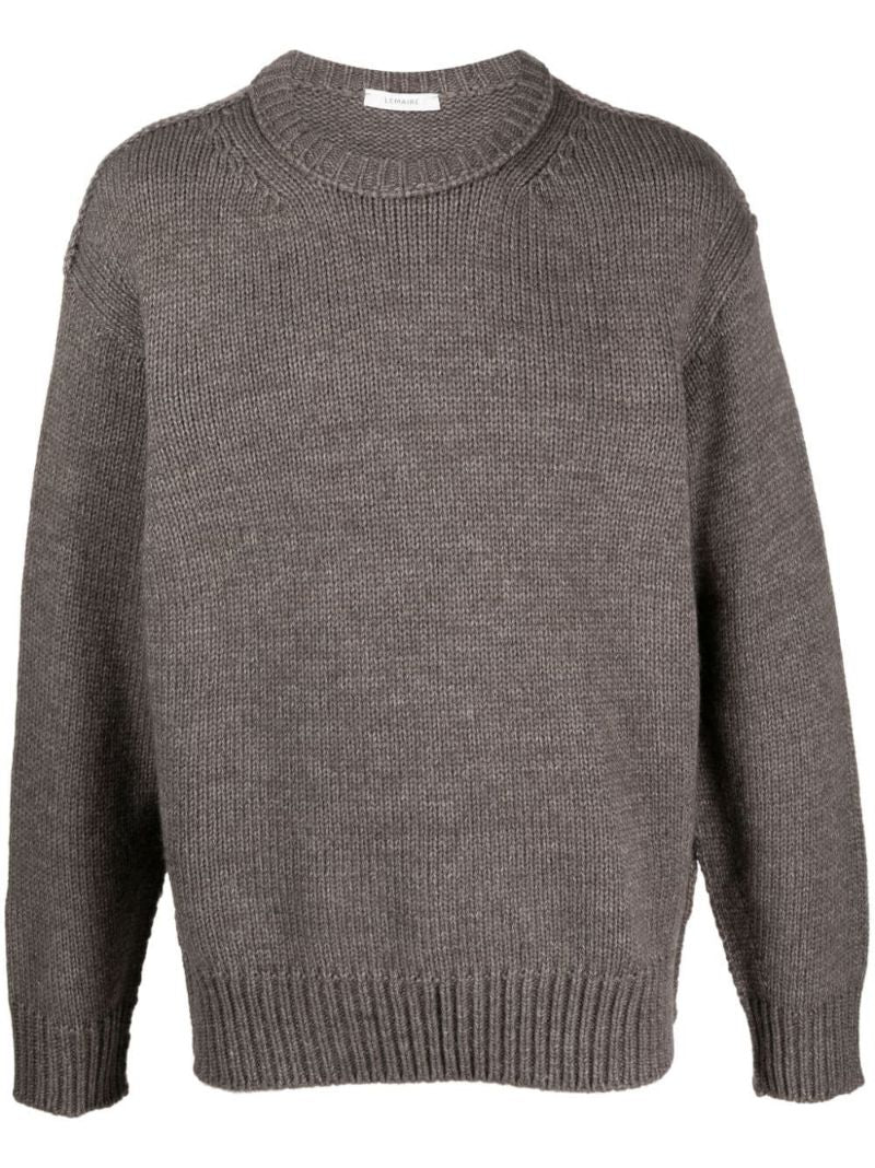 Grey Wool-blend Sweater