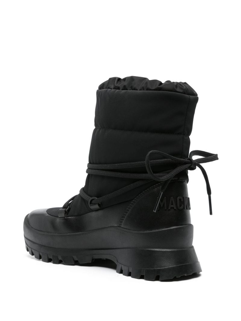 Black Conqour Padded Snow Boots