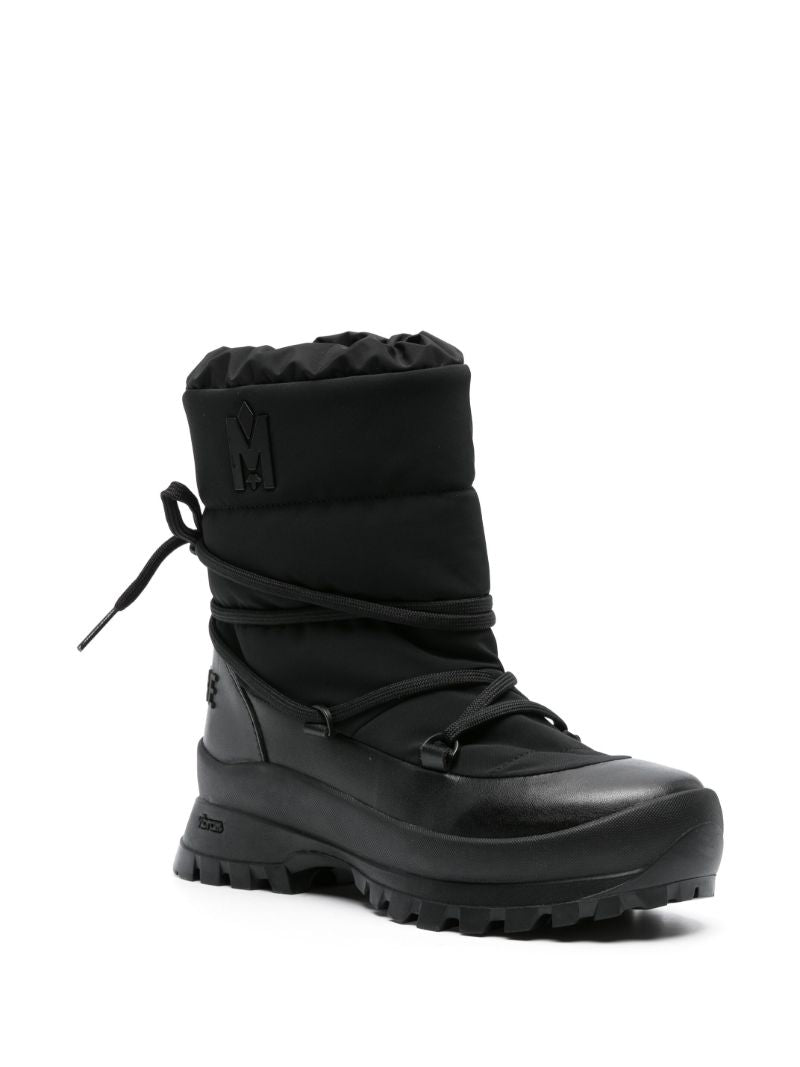 Black Conqour Padded Snow Boots