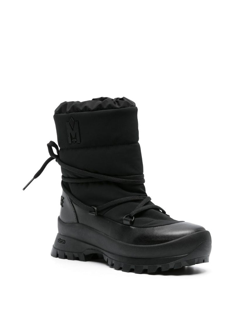 Black Conqour Padded Snow Boots