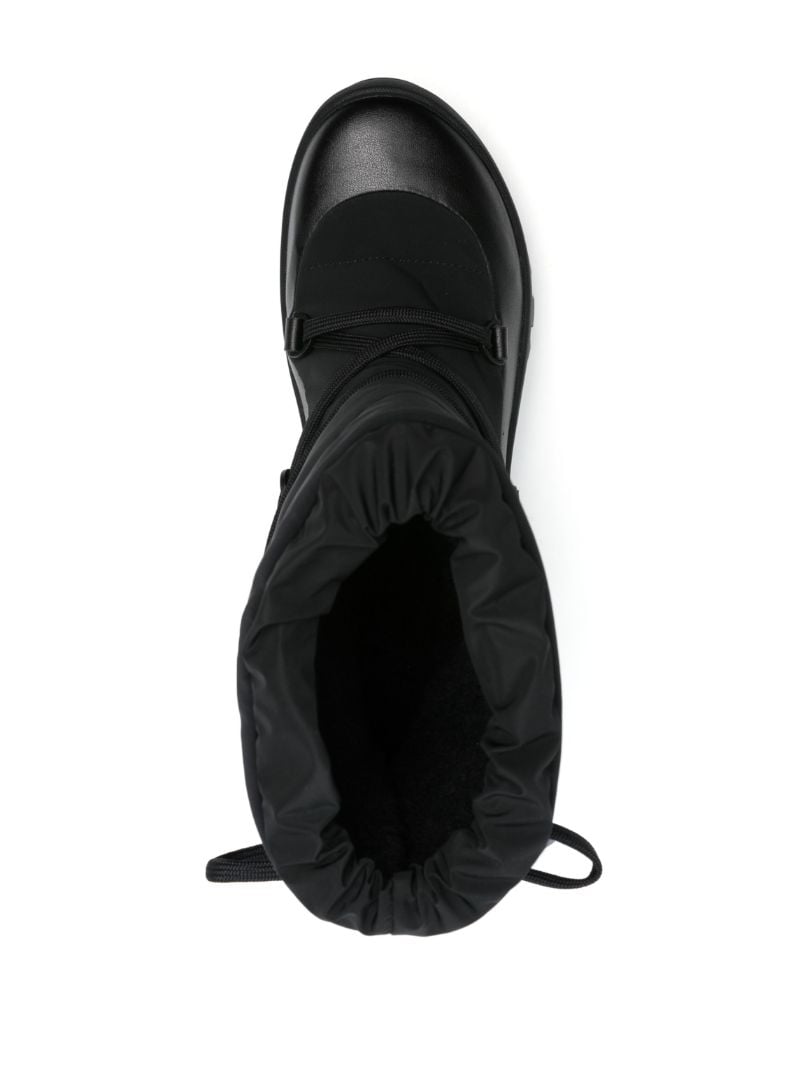 Black Conqour Padded Snow Boots