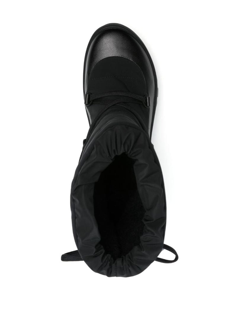 Black Conqour Padded Snow Boots