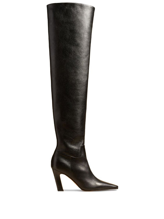 Black the Marfa 85 Leather Over-the-knee Boots
