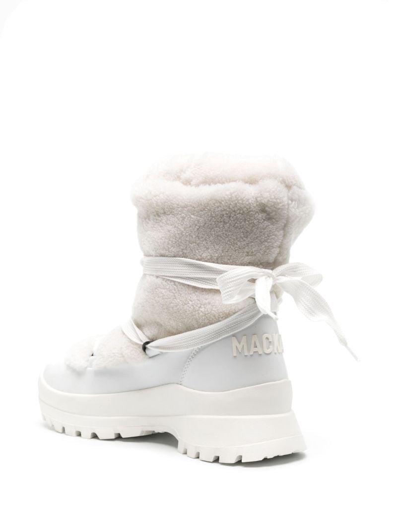 Neutral Conquer Shearling Ankle Boots