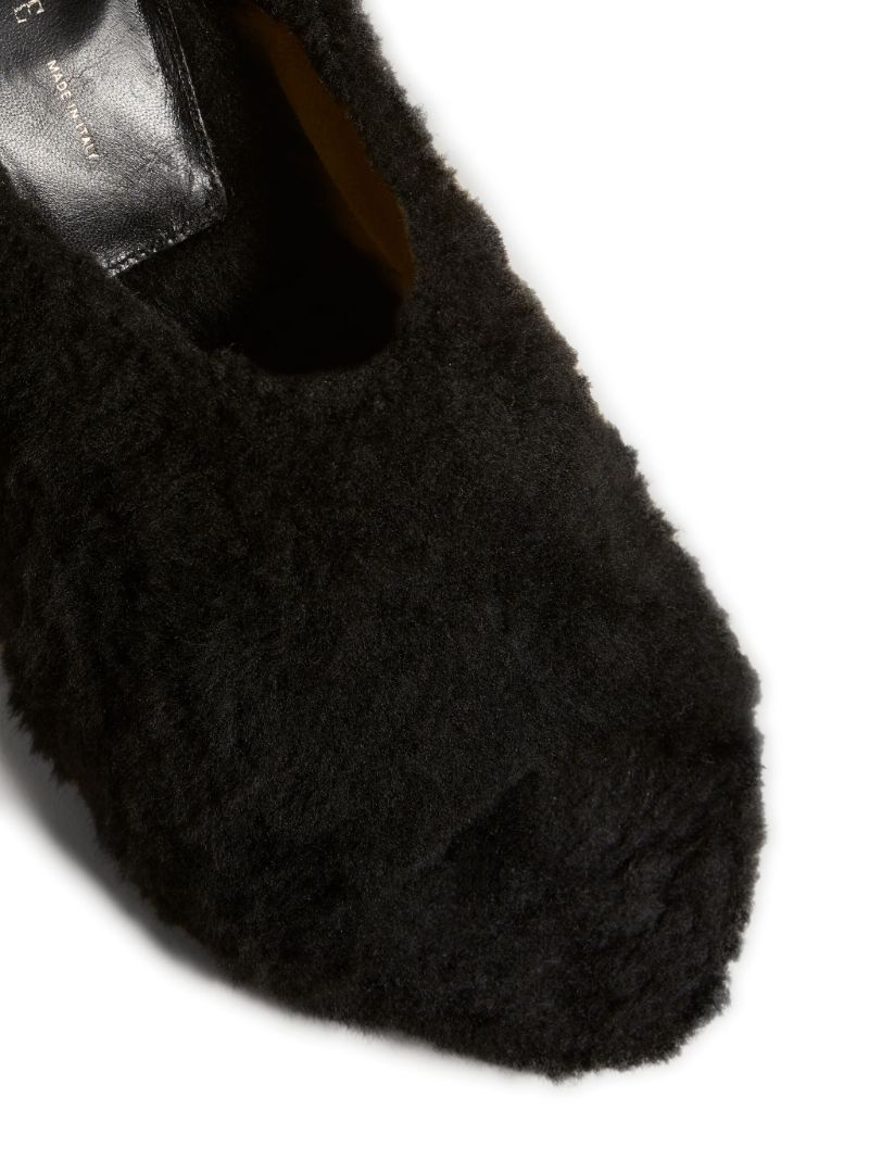The Marion 90mm Shearling Mules
