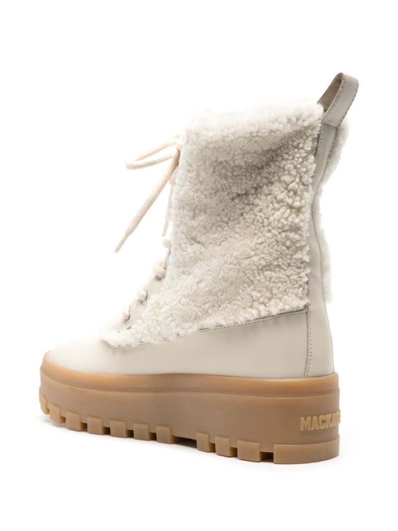 White Hero Shearling Boots