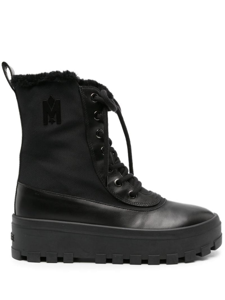 Black Hero Shearling-lined Winter Boots