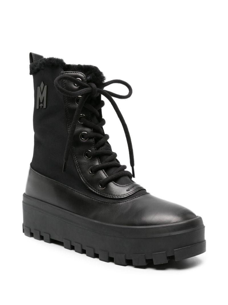 Black Hero Shearling-lined Winter Boots