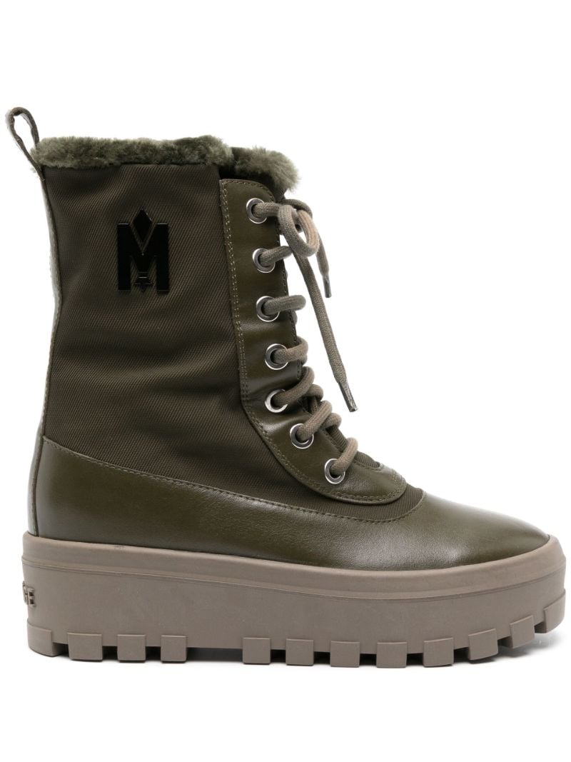 Green Hero Shearling-lined Winter Boots